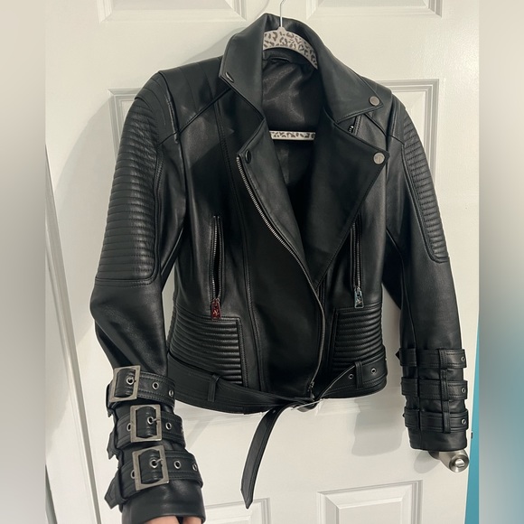 100% real lamb leather bicker jacket - Picture 6 of 10